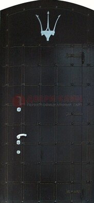 Металлическая арочная дверь ДА-22 высокого качества в Чебоксарах