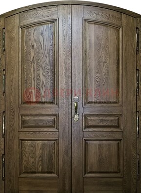 Долговечная арочная дверь с отделкой массив ДА-25 в Гатчине