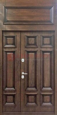 Классическая входная дверь с верхней фрамугой ДФГ-15 в Орле