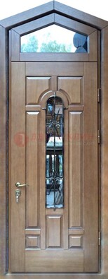 Железная дверь Винорит с фрамугой для частного дома ДФГ-34 в Орле