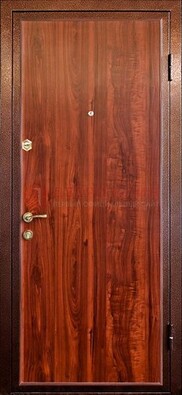 Коричневая входная дверь с ламинатом ДЛ-19 в Орле