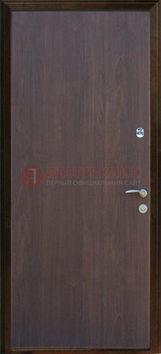Темная металлическая дверь с ламинатом ДЛ-5 в Орле