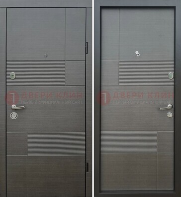 Темная входная дверь с МДФ Темный орех ДМ-225 в Орле