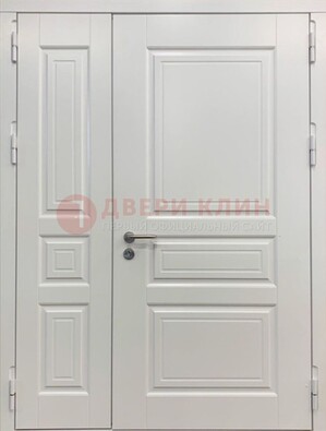 Полуторная светлая металлическая дверь с МДФ ДМ-336 в Орле