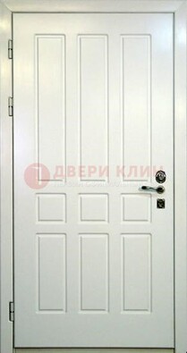 Белая стальная дверь с МДФ ДМ-36 в Орле