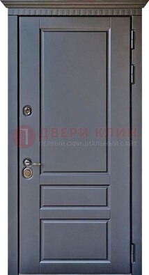 Тёмная входная дверь для коттеджа с МДФ ДМ-528 в Орле