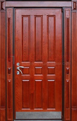 Красная входная дверь для улицы с МДФ ДМ-532 в Орле