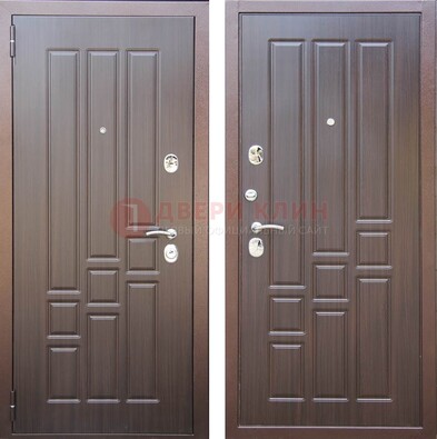 Теплая металлическая дверь с МДФ с двух сторон ДМ-80 в Орле