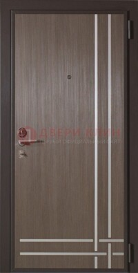 Квартирная стальная дверь с МДФ с декоративными вставками ДМ-89 в Орле
