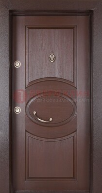 Железная дверь с массивом дуба в стиле классика ДМД-55 в Орле