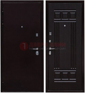 Темная стальная дверь с порошковым напылением ДП-140 в Орле