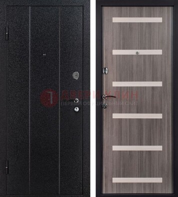 Черная стальная дверь с порошковым окрасом ДП-199 в Орле