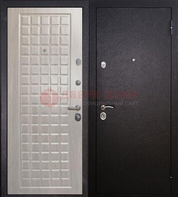 Черная входная дверь с порошковым покрытием ДП-206 в Орле