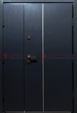 Темная металлическая дверь с порошковым покрытием ДП-220 в Орле