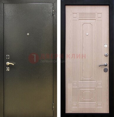 Входная темно-серая дверь с порошковым напылением и МДФ ДП-273 в Орле