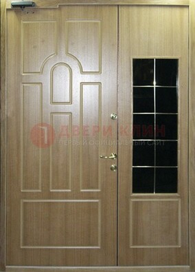 Входная дверь Дверь со вставками из черного стекла ДПР-42 в Орле