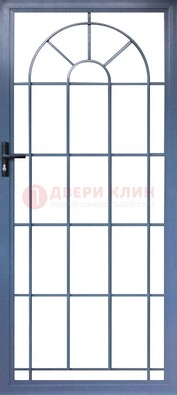 Синяя металлическая решетчатая дверь ДР-28 в Орле