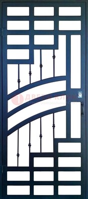 Современная металлическая решетчатая дверь ДР-38 в Орле
