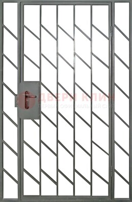 Металлическая решетчатая дверь с фрамугами ДР-48 в Орле