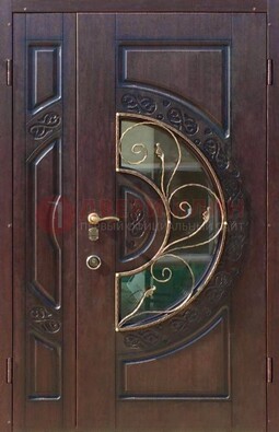 Полуторная железная дверь Винорит в классическом стиле ДСК-272 в Орле