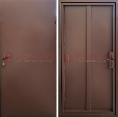 Техническая дверь с порошковым покрытием медный антик с двух сторон ДП-253 в Орле