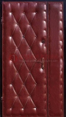 Бордовая тамбурная дверь ДТМ-25 в Орле
