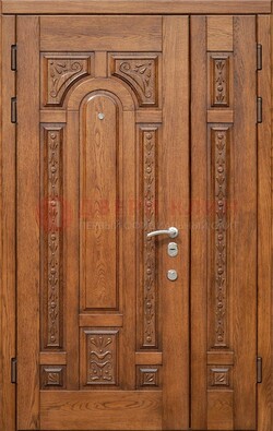 Полуторная железная дверь винорит для дома ДВТ-252 в Орле