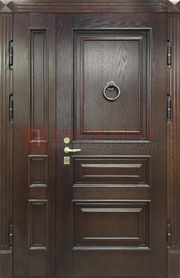 Полуторная металлическая дверь с виноритом ДВТ-253 в Волоколамске