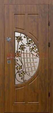 Стальная филенчатая дверь с виноритом и МДФ ДВТ-84 в Орле