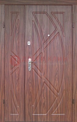 Железная тамбурная полуторная дверь с МДФ ПЛ-7 в Орле